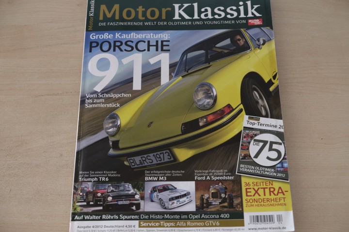 Deckblatt Motor Klassik (04/2012)
